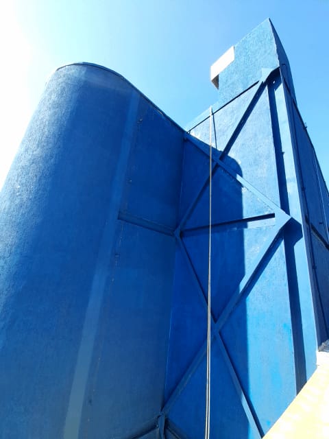 Pintura externa do Hospital Unimar